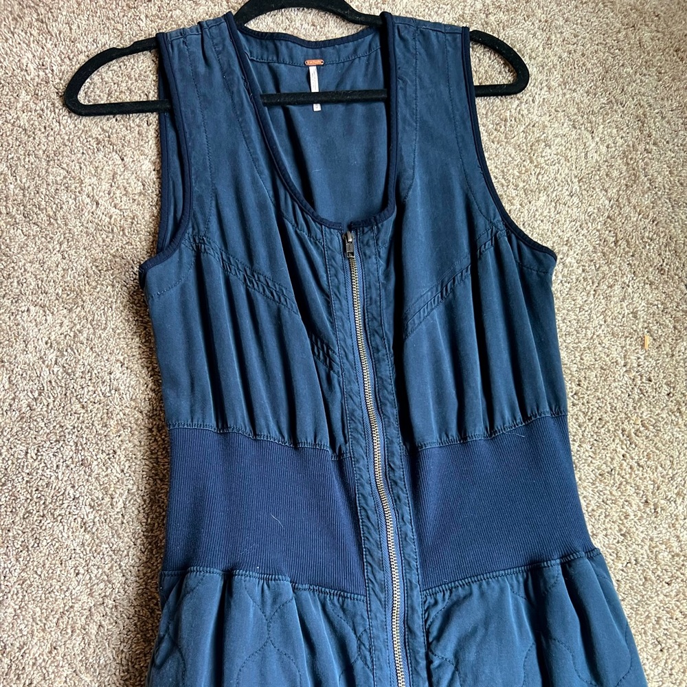 Free people sleeveless jumper (quilted top with jogger style bottom)